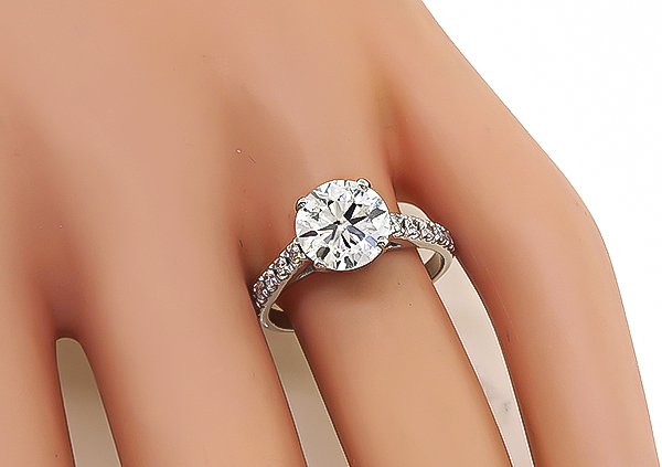Estate 2.16ct Diamond Engagement Ring