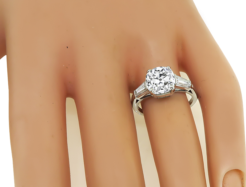 Estate 2.53ct Diamond Engagement Ring