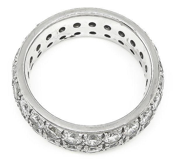 Estate 2.88ct Diamond Eternity Wedding Band