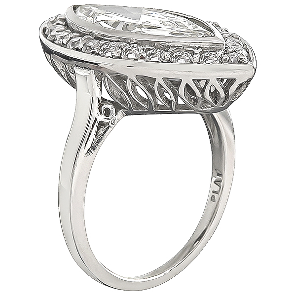 Estate 2.95ct Diamond Engagement Ring