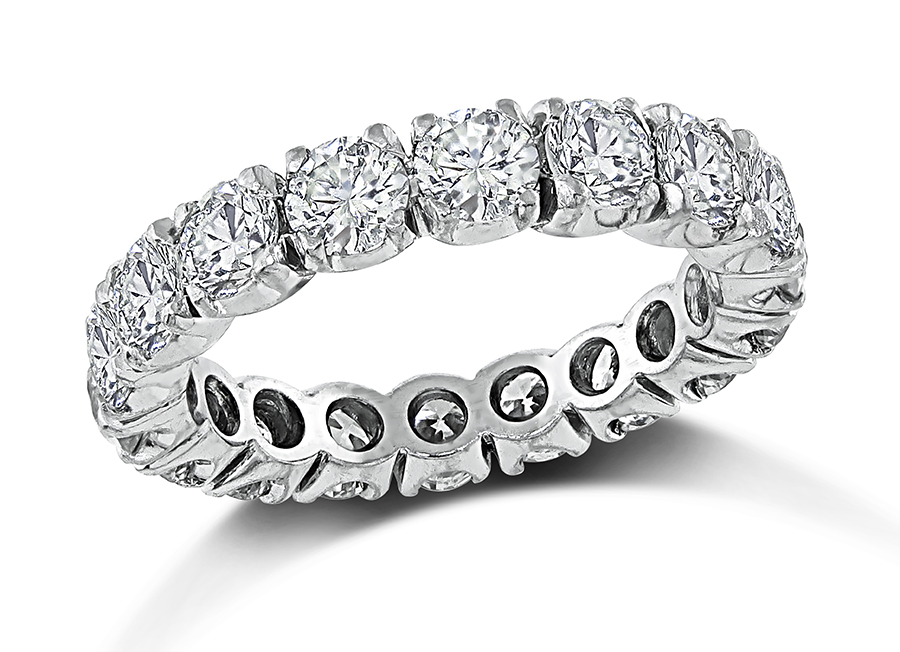 Estate 3.00ct Diamond Eternity Wedding Band