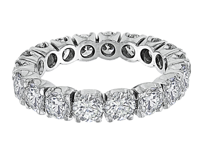 Estate 3.00ct Diamond Eternity Wedding Band