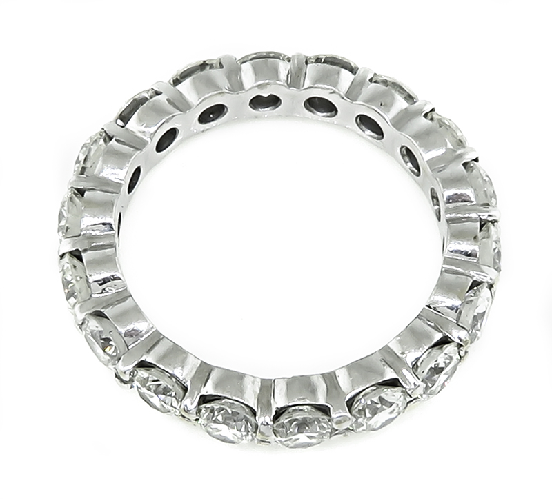 Estate 3.60ct Diamond Eternity Wedding Band