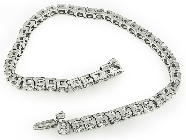 Estate 4.00ct Diamond Tennis Bracelet