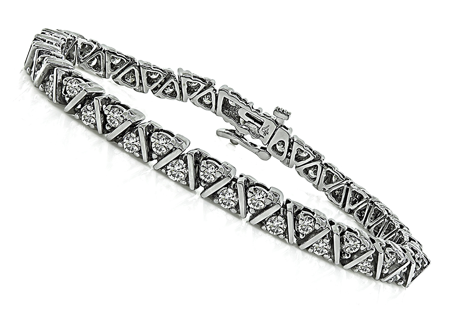 Estate 4.50ct Diamond Bracelet