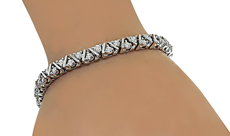 Estate 4.50ct Diamond Bracelet