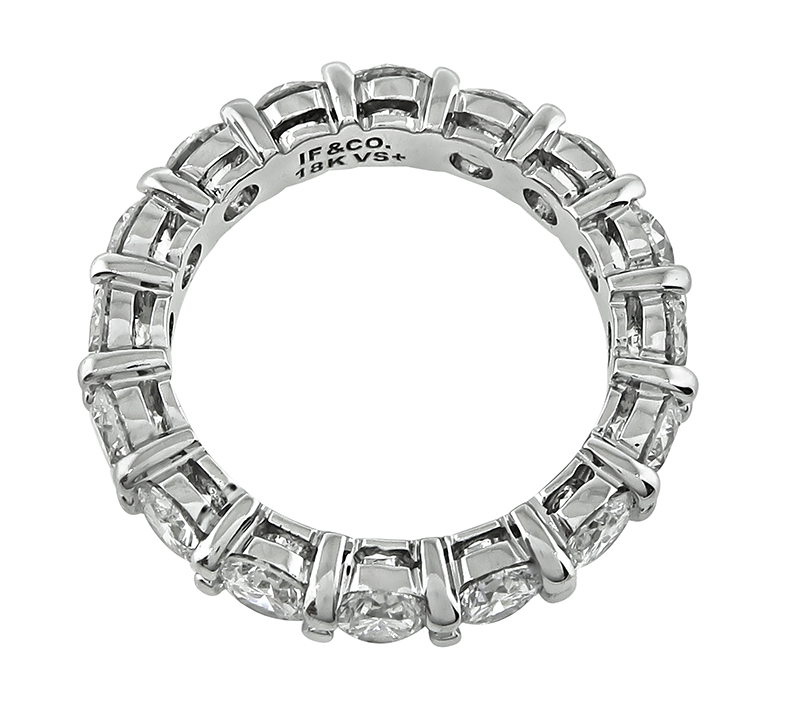 Estate 4.50ct Diamond Eternity Wedding Band