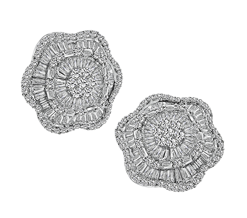 Estate 5.00ct Diamond Earrings