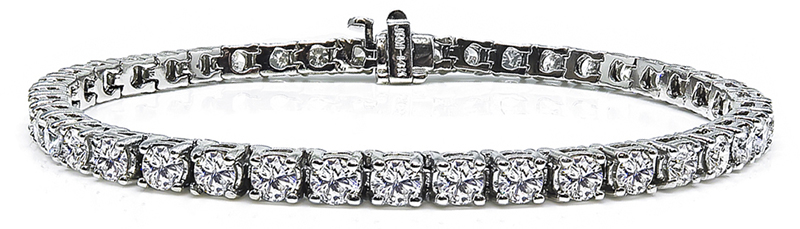 Estate 5.65ct Diamond Tennis Bracelet