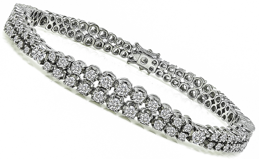 Estate 5.75ct Diamond Bracelet