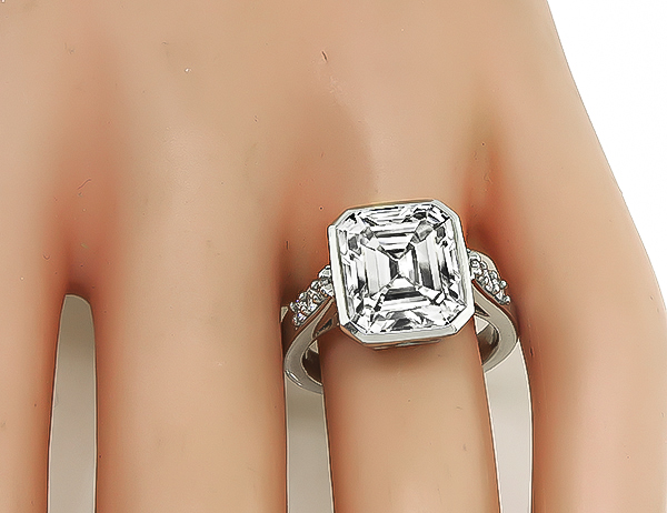Estate 5.94ct Diamond Engagement Ring