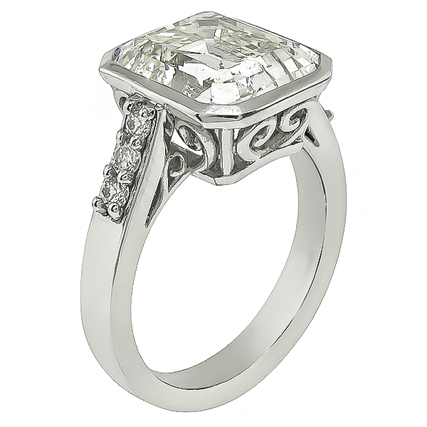 Estate 5.94ct Diamond Engagement Ring