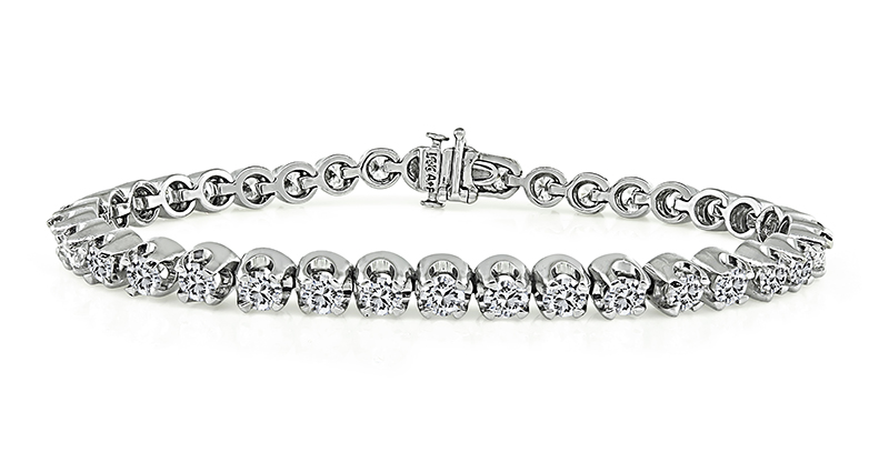 Estate 7.00ct Diamond Tennis Bracelet