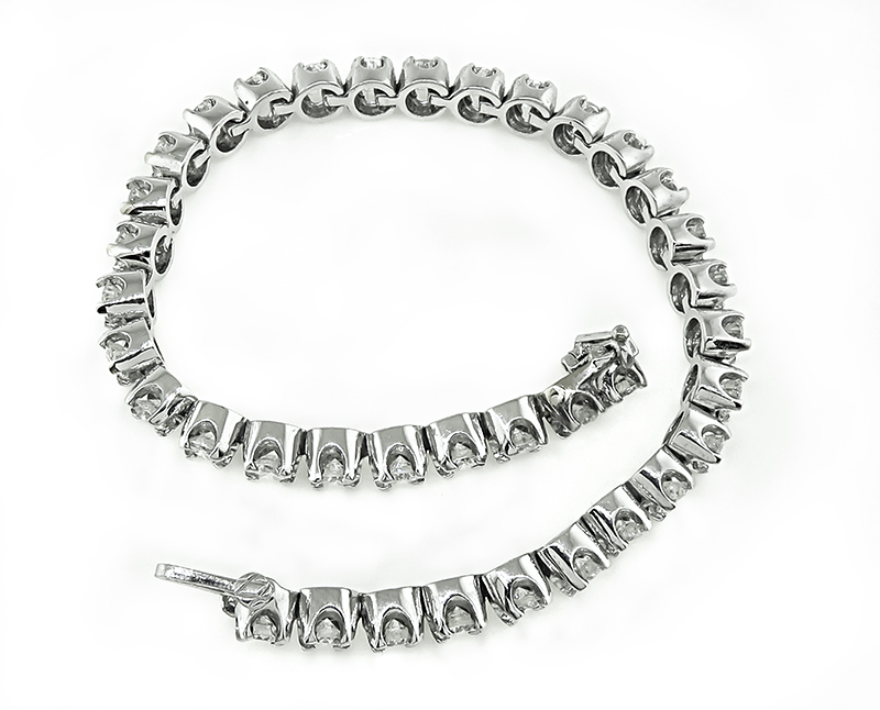 Estate 7.00ct Diamond Tennis Bracelet