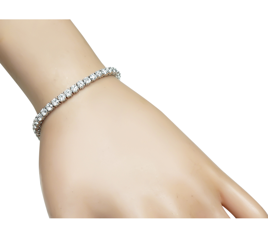 Estate 7.52ct Diamond Tennis Bracelet