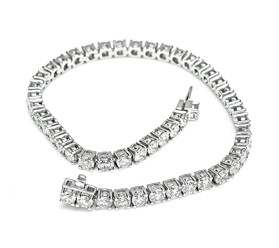 Estate 7.52ct Diamond Tennis Bracelet