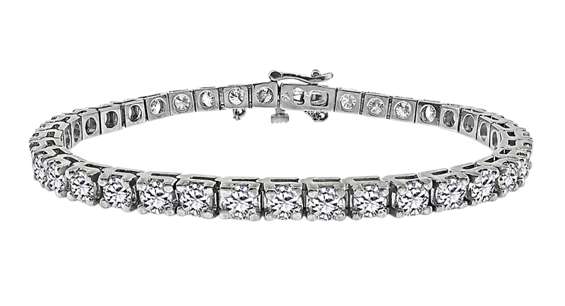 Estate 8.00ct Diamond Line Bracelet