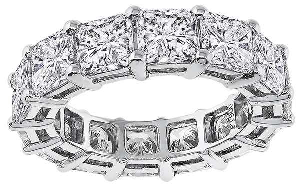 Estate 8.23ct Diamond Eternity Wedding Band