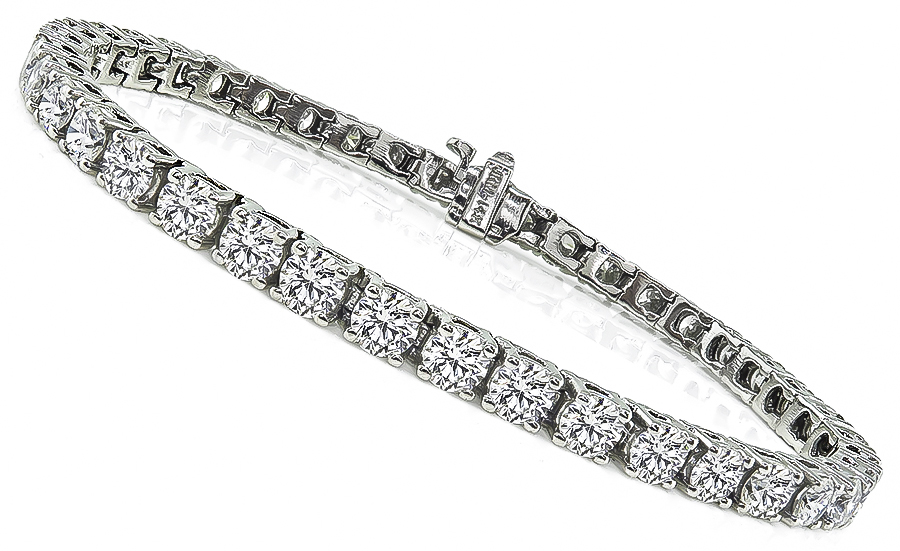 Estate 8.25ct Diamond Tennis Bracelet