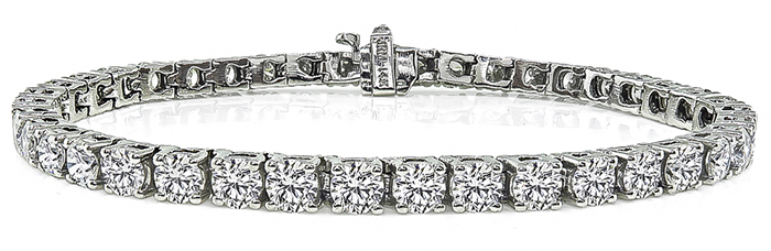 Estate 8.25ct Diamond Tennis Bracelet