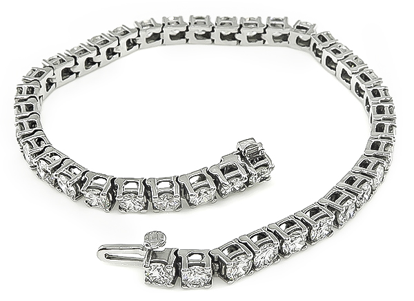 Estate 8.25ct Diamond Tennis Bracelet
