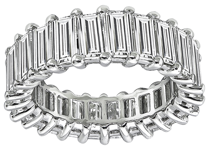 Estate 8.50ct Diamond Eternity Wedding Band