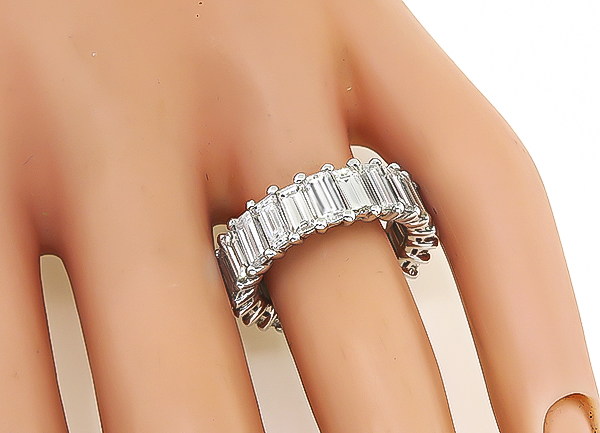 Estate 8.50ct Diamond Eternity Wedding Band