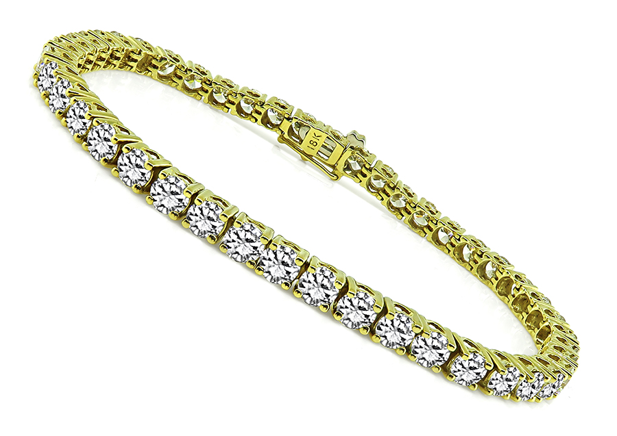 Estate 8.50ct Diamond Tennis Bracelet