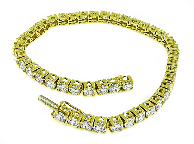 Estate 8.50ct Diamond Tennis Bracelet