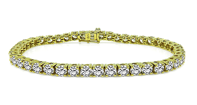 Estate 8.50ct Diamond Tennis Bracelet