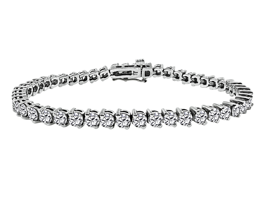 Estate 8.50ct Diamond Tennis Bracelet