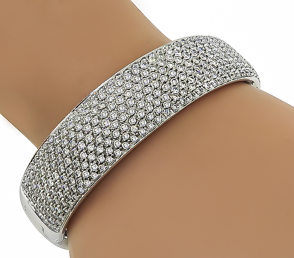 Estate 9.00ct Diamond Bangle