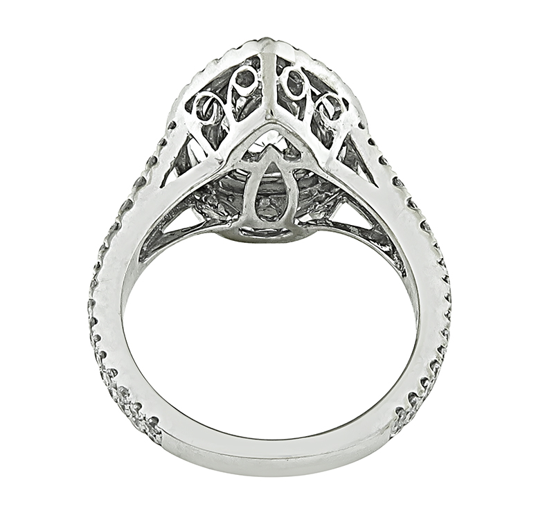 Estate GIA Certified 1.11ct Diamond Engagement Ring