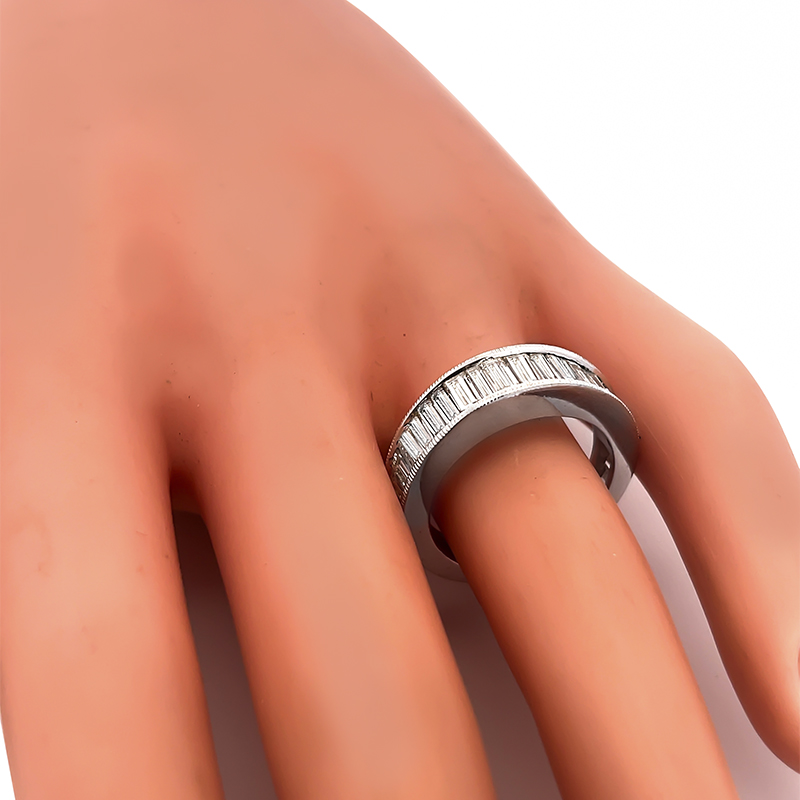 Estate 1.60ct Diamond Eternity Wedding Band