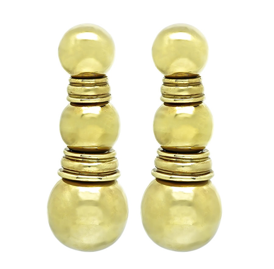 Estate Boucheron Gold Earrings