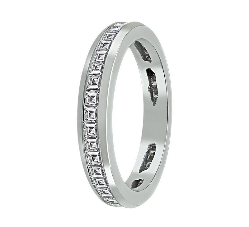 Estate 1.60ct Diamond Eternity Wedding Band