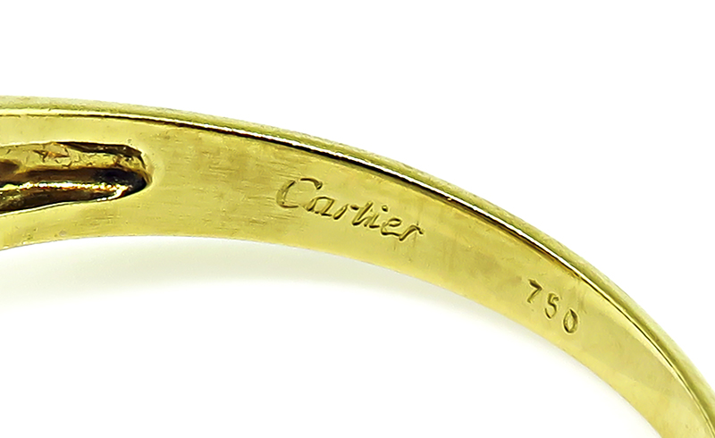 Estate Cartier Diamond Gold Ring