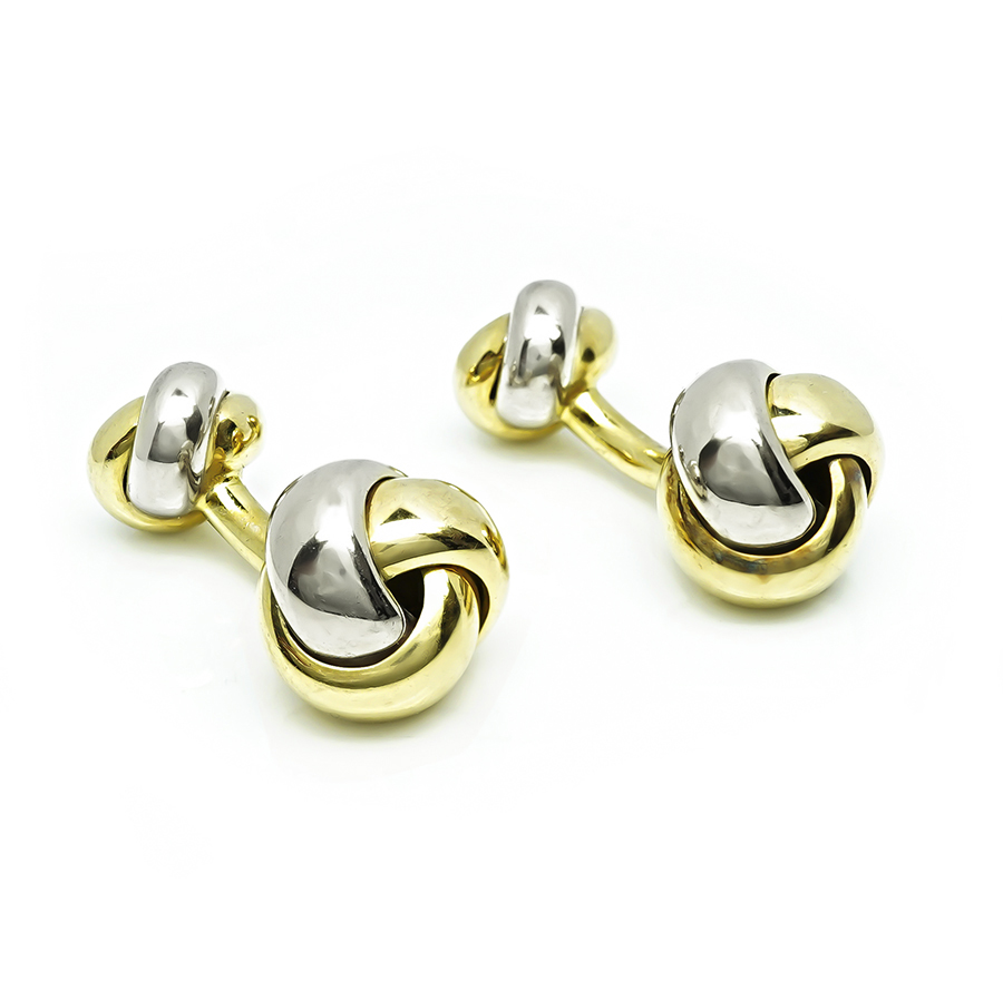 Estate Cartier Gold Cufflinks