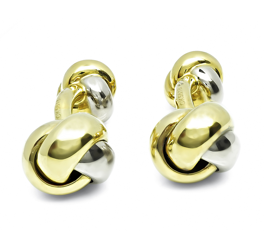 Estate Cartier Gold Cufflinks