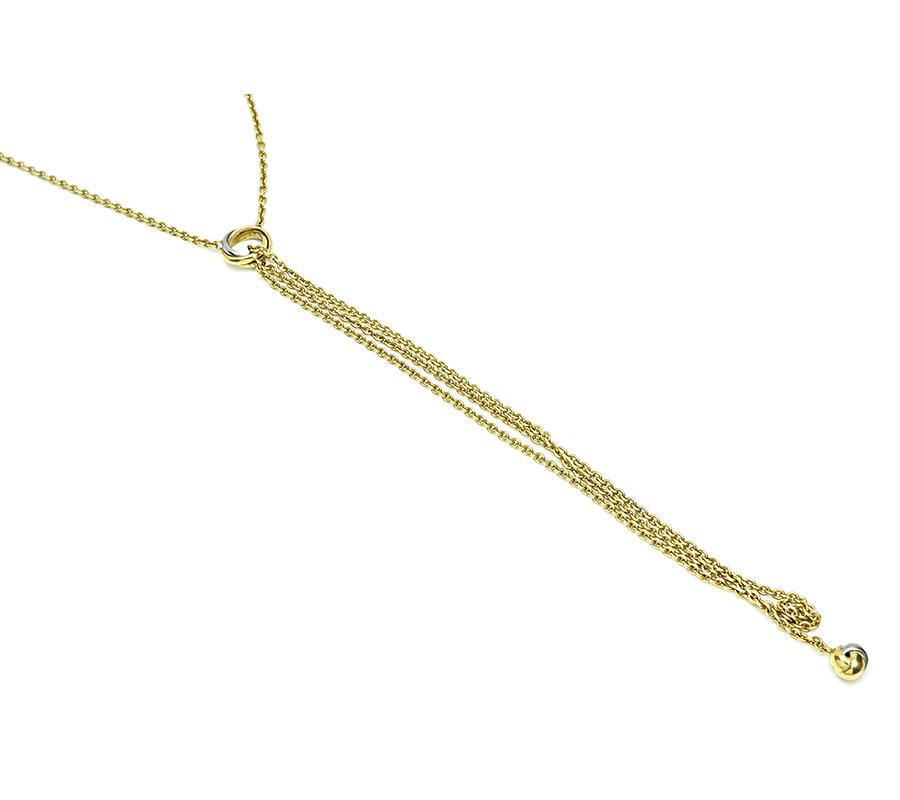 Estate Cartier Gold Chain Necklace