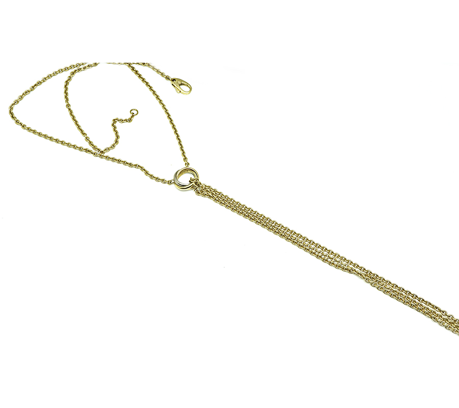 Estate Cartier Gold Chain Necklace