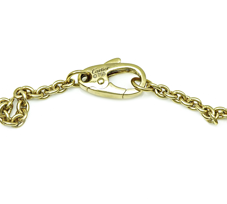 Estate Cartier Gold Chain Necklace