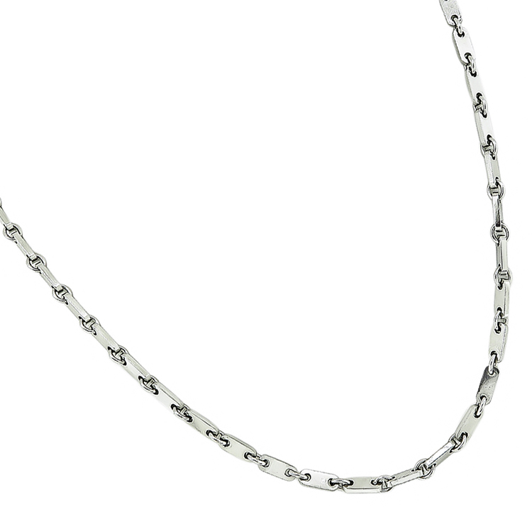 Estate Cartier White Gold Necklace