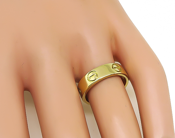 Estate Cartier Love Gold Wedding Band