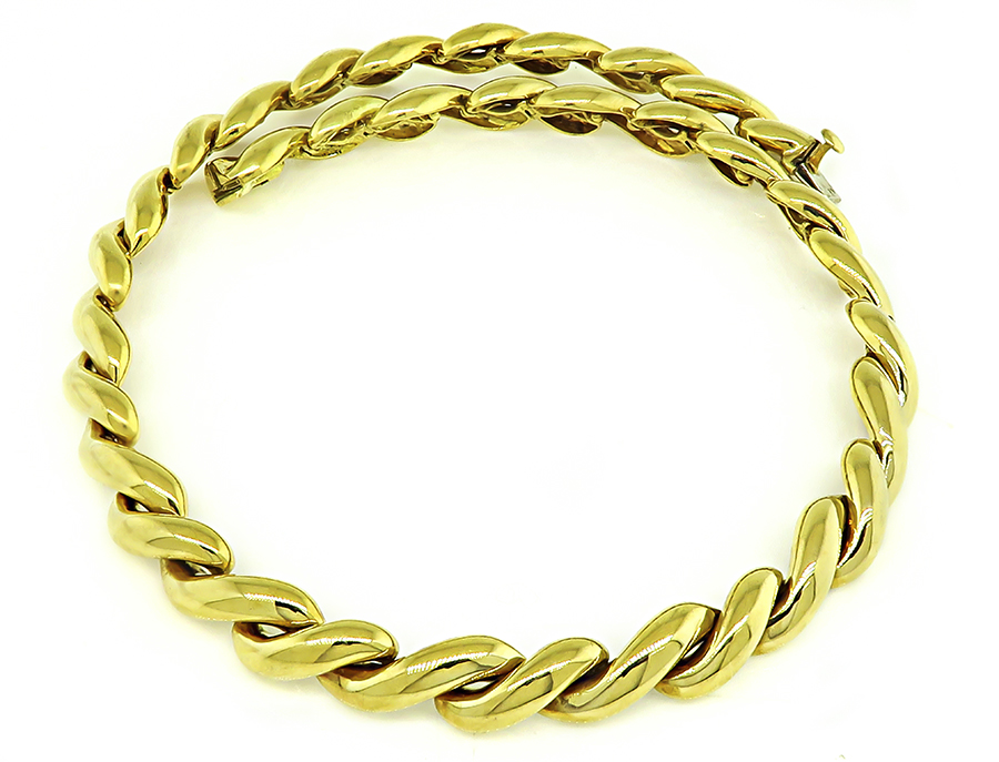 Estate Chaumet Gold Necklace