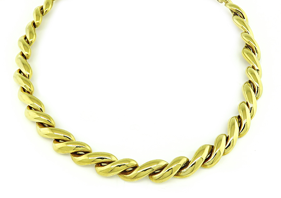 Estate Chaumet Gold Necklace
