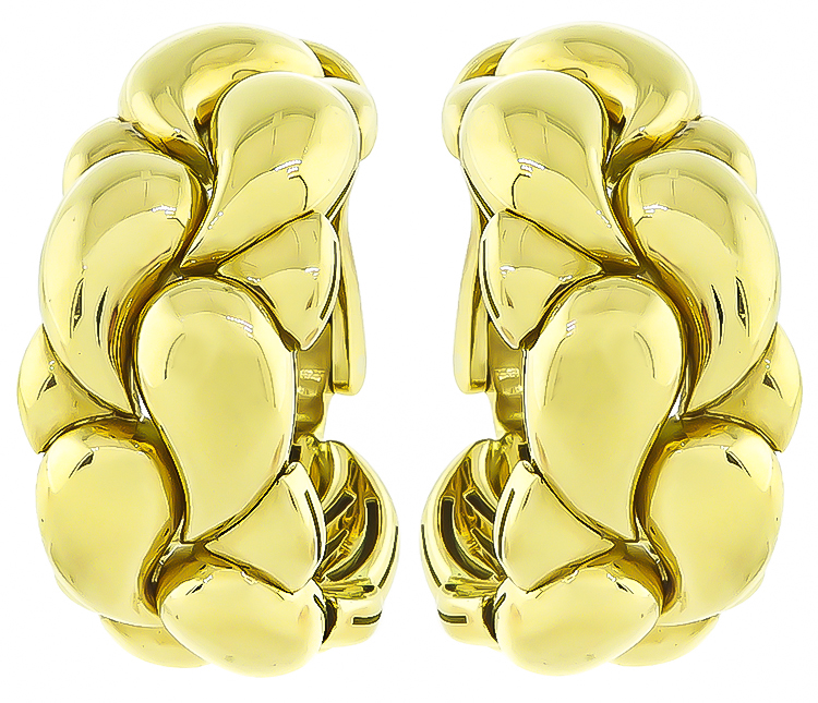 Estate Chopard Gold Casmir Earrings