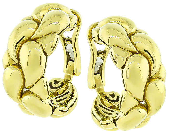 Estate Chopard Gold Casmir Earrings