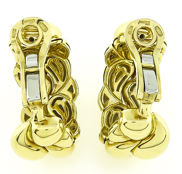 Estate Chopard Gold Casmir Earrings