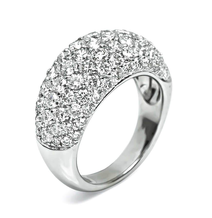 Estate 4.00ct Diamond Gold Ring